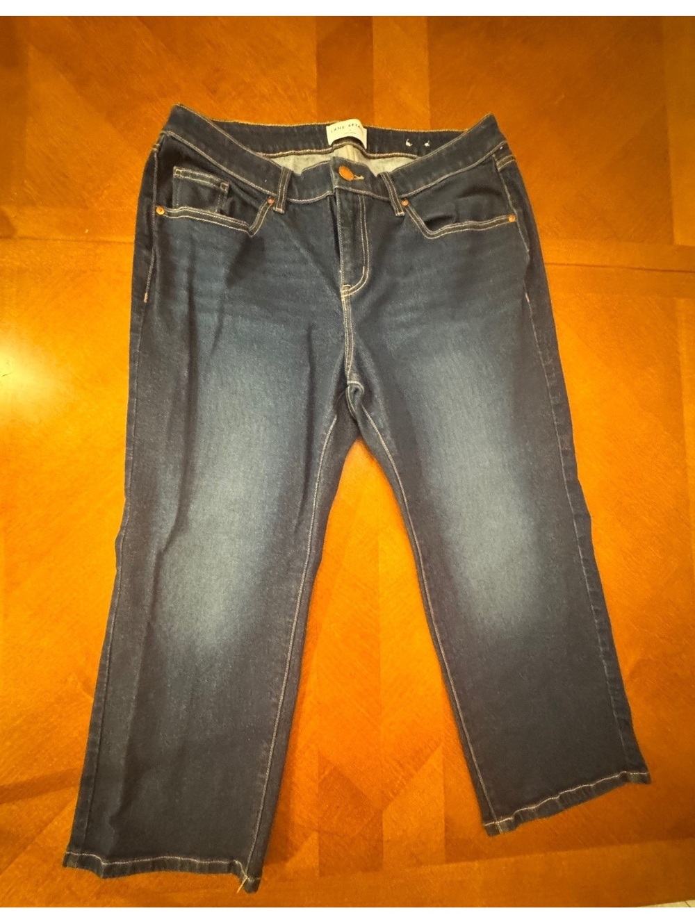 Lane Bryant Women's Dark Blue Bootcut Jeans Size 14 j2-07